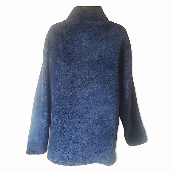 Womens TRINITY American Tradition blue polyester fleece tunic, XL - Picture 4 of 8